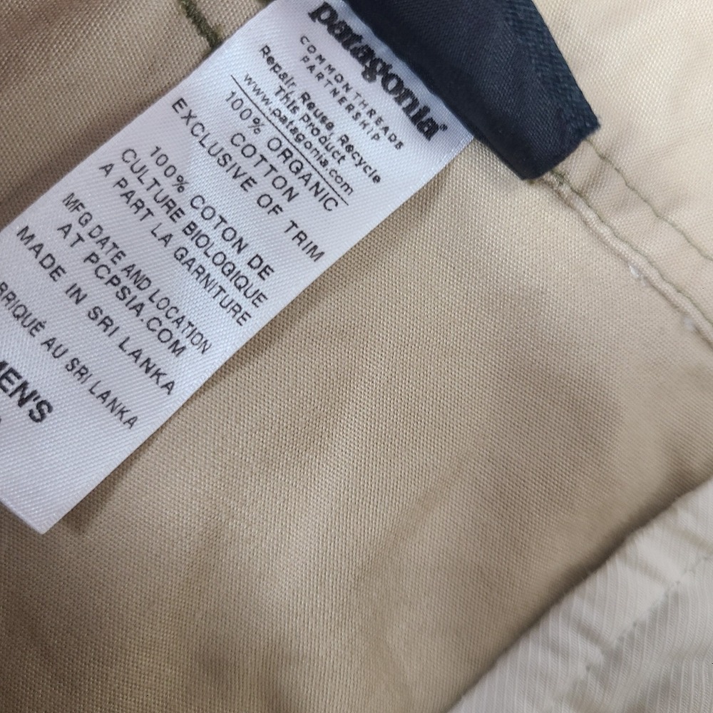 Patagonia Shorts Mens 40 Beige 11" Inseam Casual Cargo Pocket Performance - Picture 8 of 12